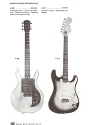 Mann Guitars 70s Catalog Page 6